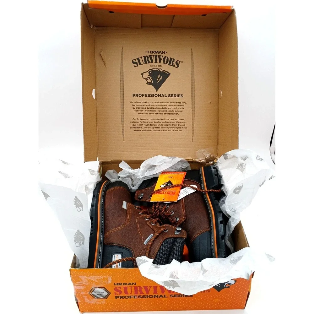 HERMAN SURVIVORS Mens SIZE: 7.5 Pro Series‎ Shoveler 6